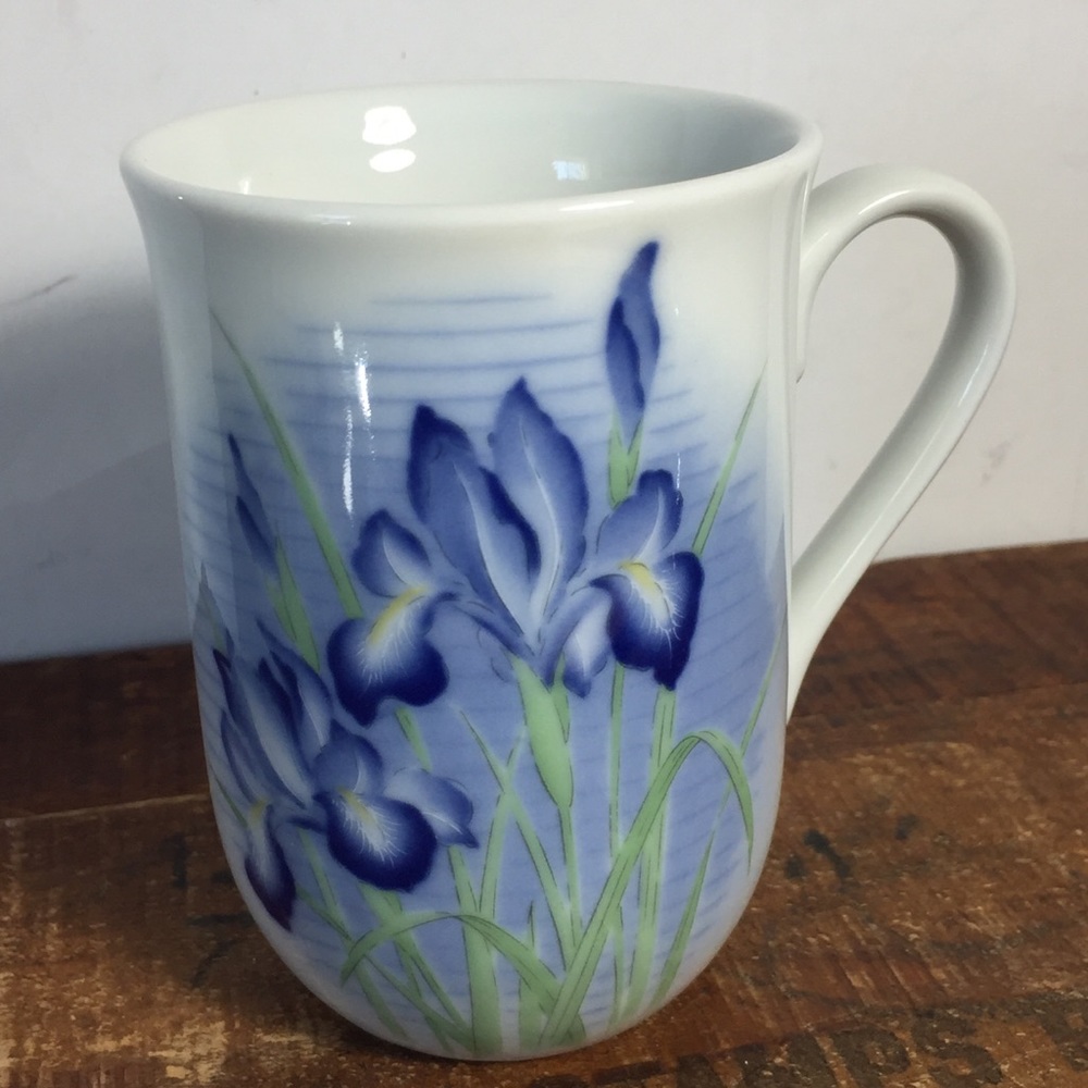 Otagiri iris cup vintage mug Japan - Picture 2 of 5